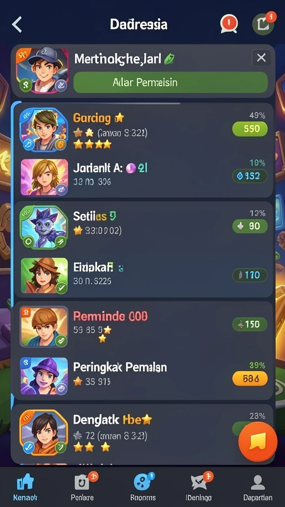 danagame - Tangkapan layar menunjukkan antarmuka pengguna yang ramah dan intuitif.