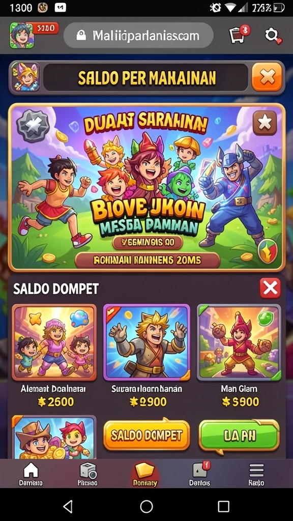e88 - Karakter yang dapat diupgrade dengan berbagai item.