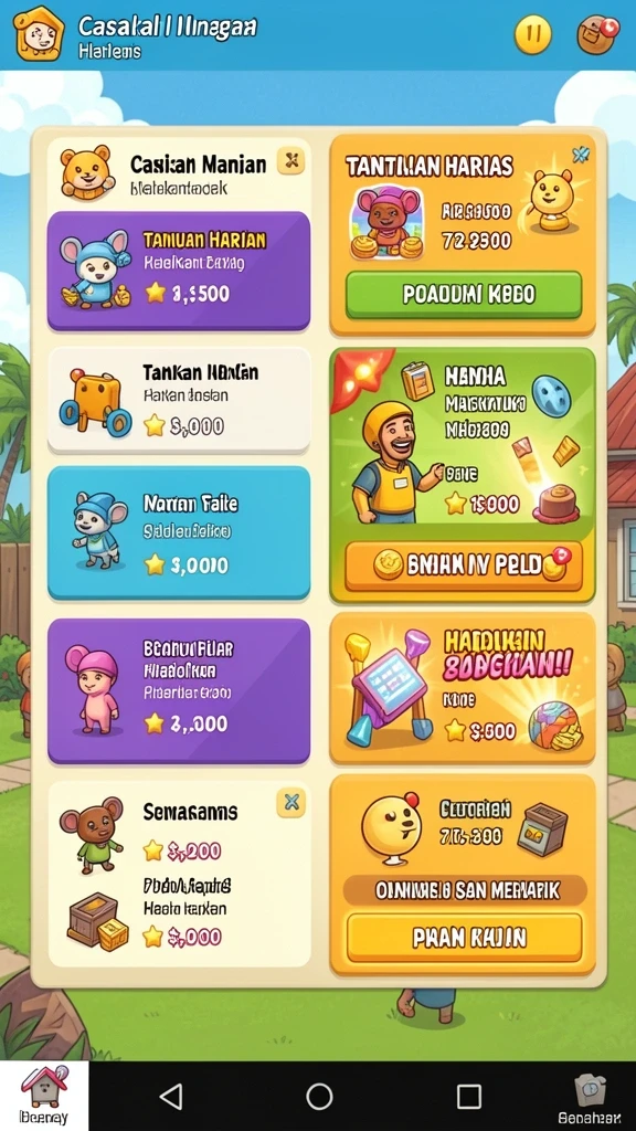 kpk100 - Grafis yang menarik dan penuh warna.