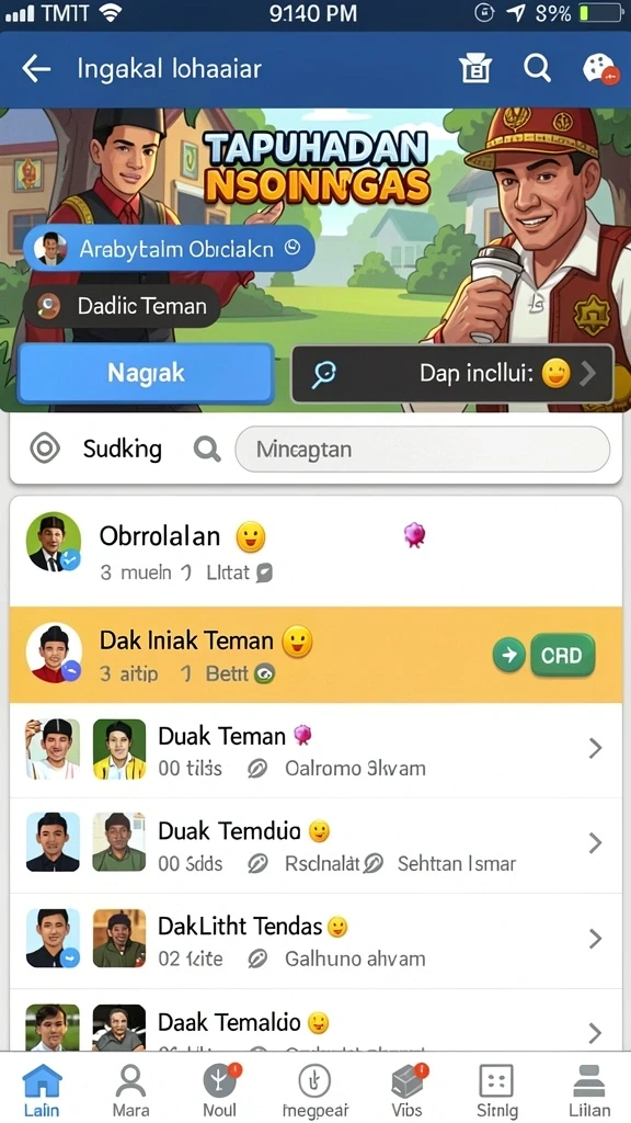 ocatoto - Tampilan awal game OCATOTO yang menarik.